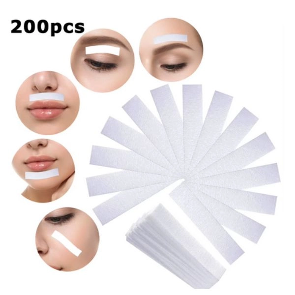 Facial hair removal strips, 200pcs