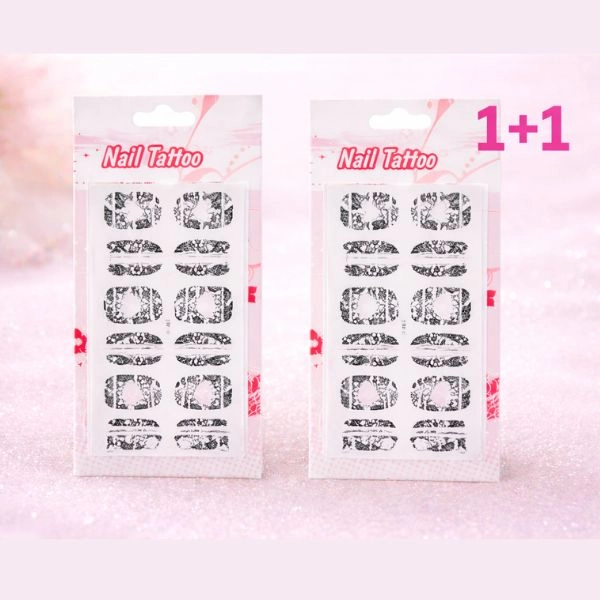 3D nail stickers – SN005 - 1+1 FREE
