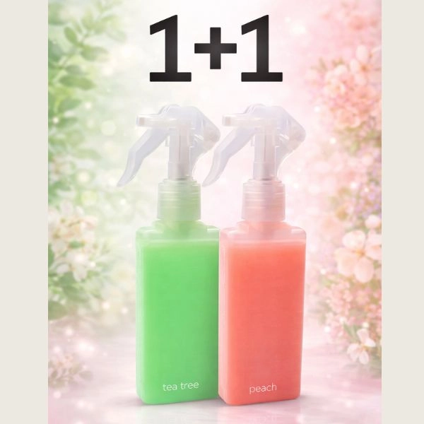 Paraffin spray - Peach + Tea Tree, Pepermint and Patchouli - 1+1 FREE