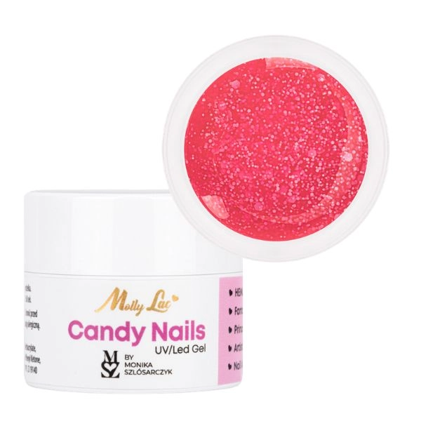 UV/LED gel Molly Nails Candy Nails - Candy Pink 5g