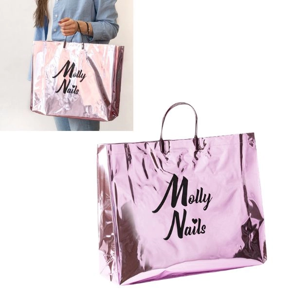 Molly Nails bag, shiny pink