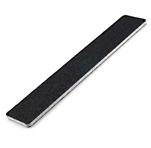 Inginails Professional nail file, black - rectangle 80/80