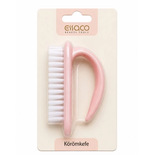 Brush for dusting nails - rose