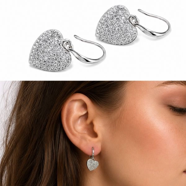 Earrings - hearts