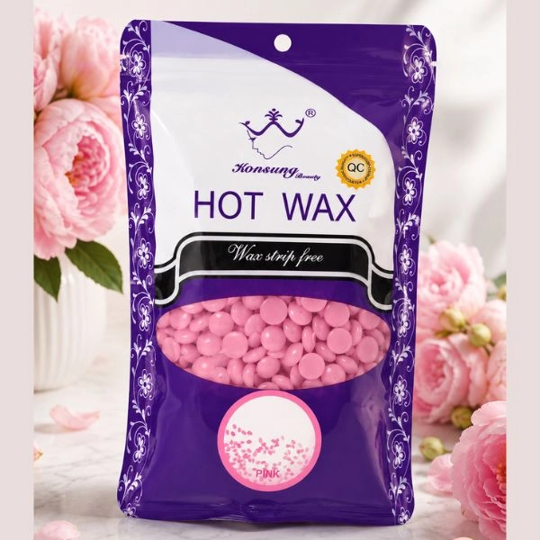Cosmetic depilatory wax - pearles – Pink, 100g