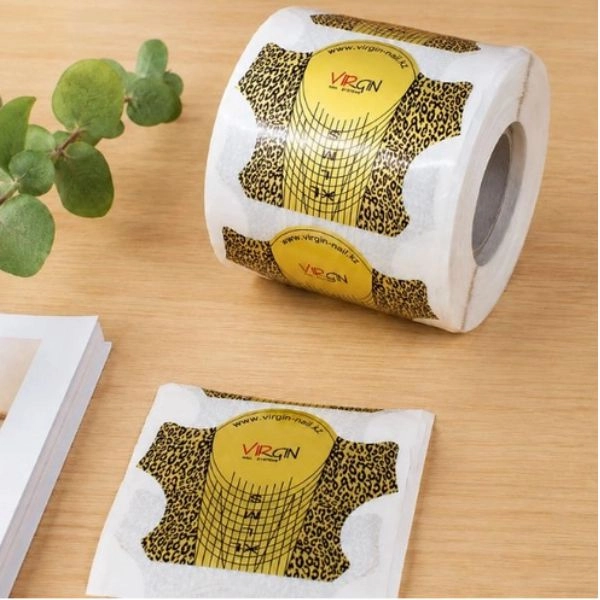 Nail templates with gepard  pattern 20pcs
