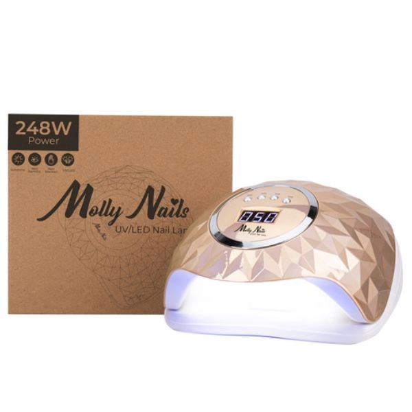 AlleLux Y13, UV/LED lamp 248W, gold