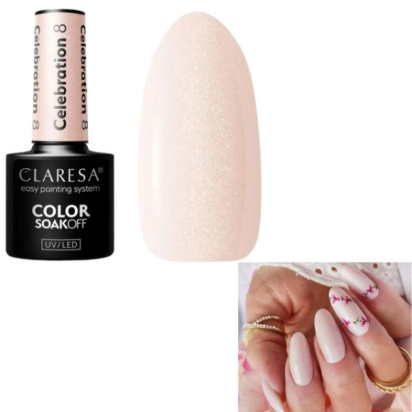 Claresa UV/LED Color Soak Off - Celebration 8, 5g