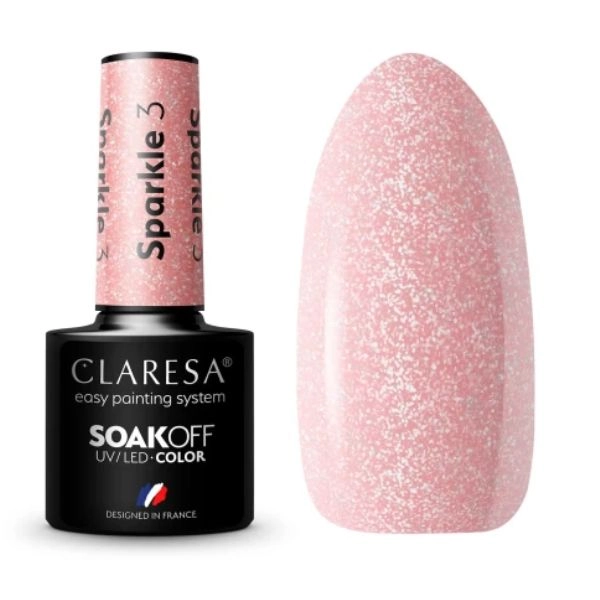 Claresa UV/LED Color Soak Off - SPARKLE 3, 5g