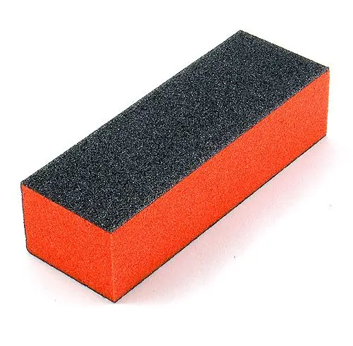 Inginails 3-sided orange and black block - 100/100