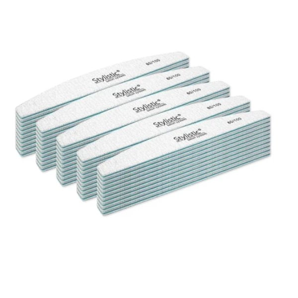 Stylistic Nail File Boat 180/240, 50pcs
