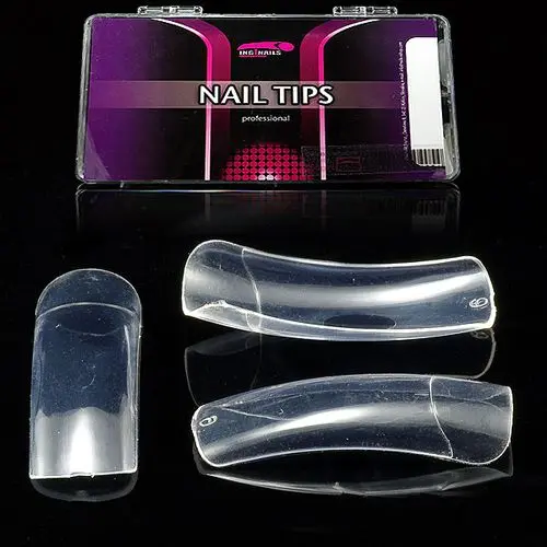 Cosmo Square Clear, 100pcs box - nail tips Inginails- mix 1-10