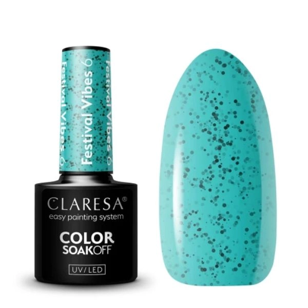 Claresa UV/LED Color Soak Off - Festival Vibes 6, 5g
