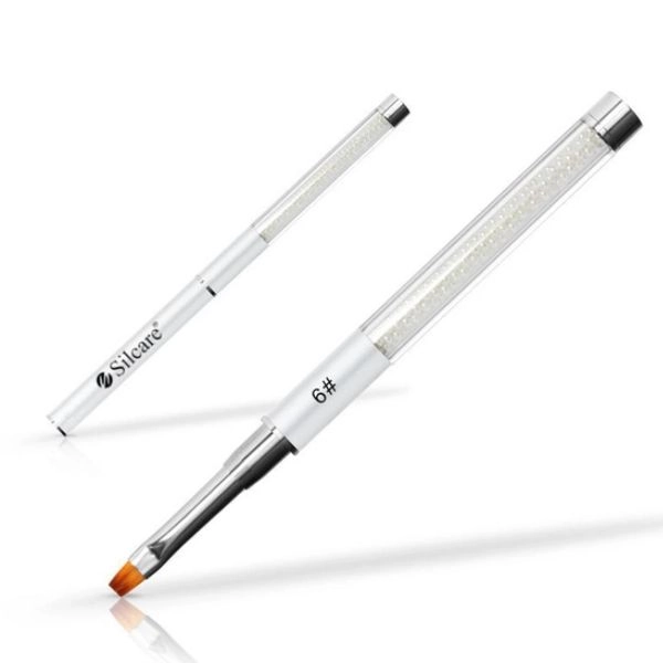 Silcare Gel Brush No. 6, white