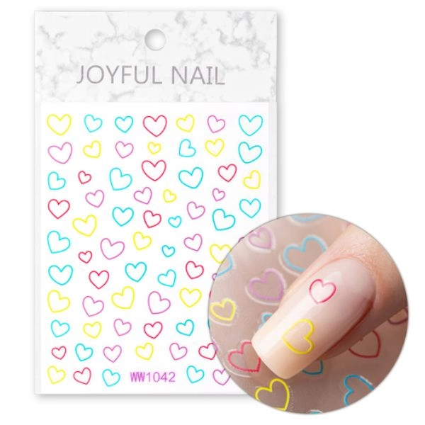 Nail stickers – Hearts WW10