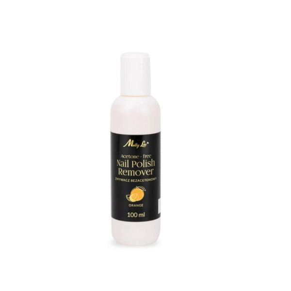 MollyLac Acetone-Free Nail Polish Remover – Orange, 100 ml