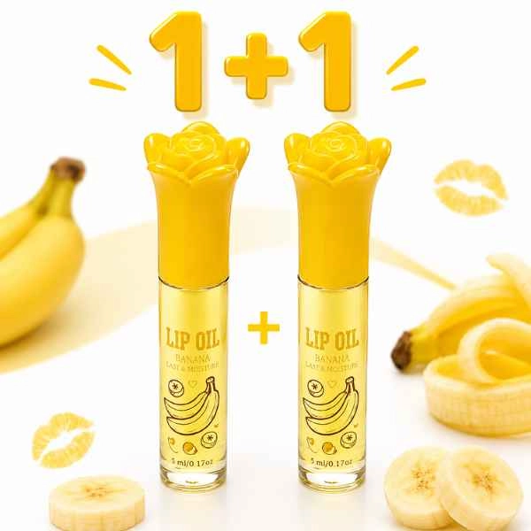 Lip Oil Maximizer – Banana Lip Oil – 1+1 FREE PROMOTION