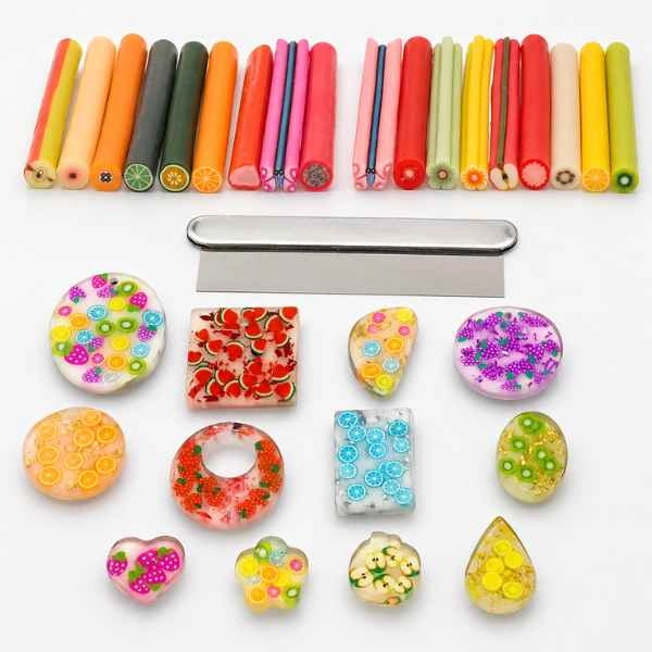 Fimo Nail Art Set + Cutter
