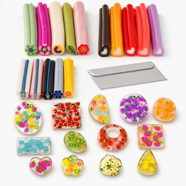 Fimo Nail Art Set + Cutter