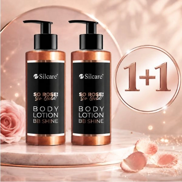 Silcare So Rose! So Gold! BB Shine Body Lotion, 275 ml – 1+1 FREE