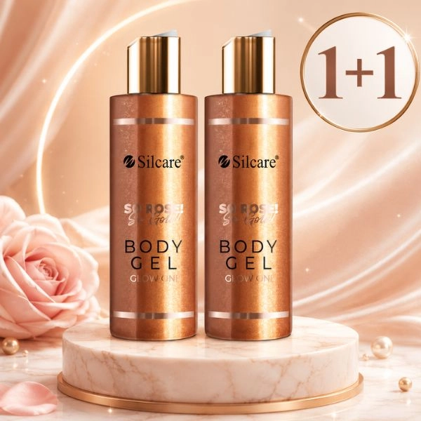 So Rose!So Gold! Body Gel Glow on! 150ml - 1+1 FREE