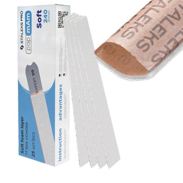 PapmAm Staleks Expert 20 Replacement Files, Grit 240, 25 pcs