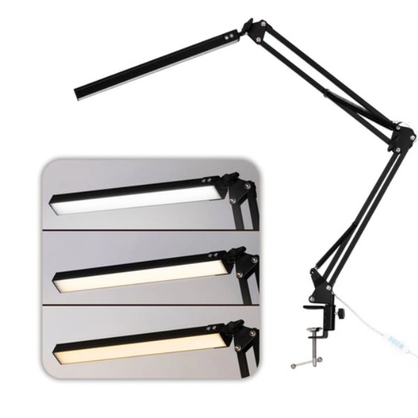Cosmetic table lamp for manicure 12W black MT-328