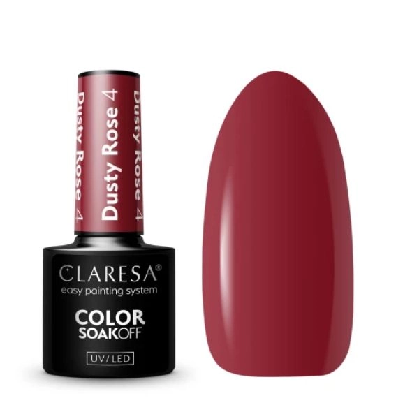 Claresa UV/LED Color Soak Off - Dusty Rose 4, 5g