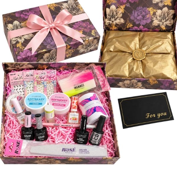 Gift packaging for nail products