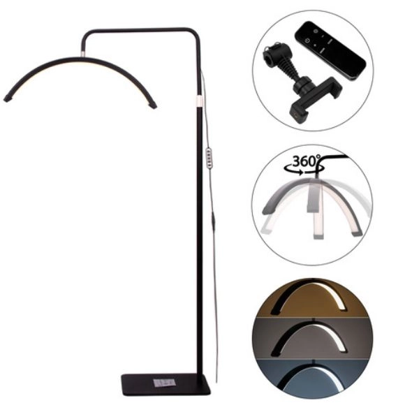 Cosmetic Arch LED Lamp 36W DZM 7X – Moon Light, Black