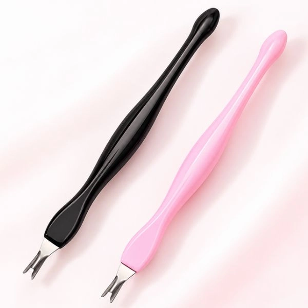 Trimmer + nail cuticle pusher - Pink and Black