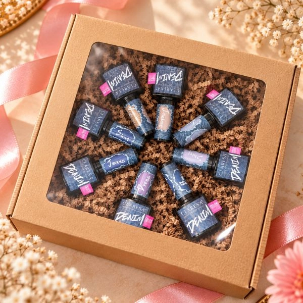 Claresa UV/LED Gel Polish Set Color Soak Off – Denim, 8×5 g