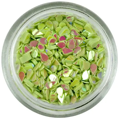 Teardrops - light green