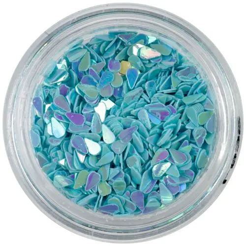 Teardrop confetti - turquoise