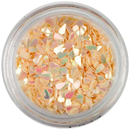Teardrop confetti – peach