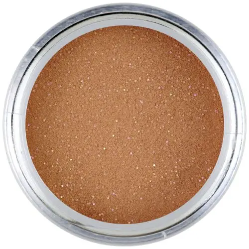 Glitter orange-brown acrylic powder Inginails Inginails 7g - Russett Glitter