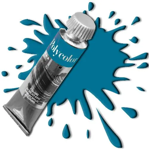 Polycolor - acrylic colour - 400 Primary Blue Cyan 20ml