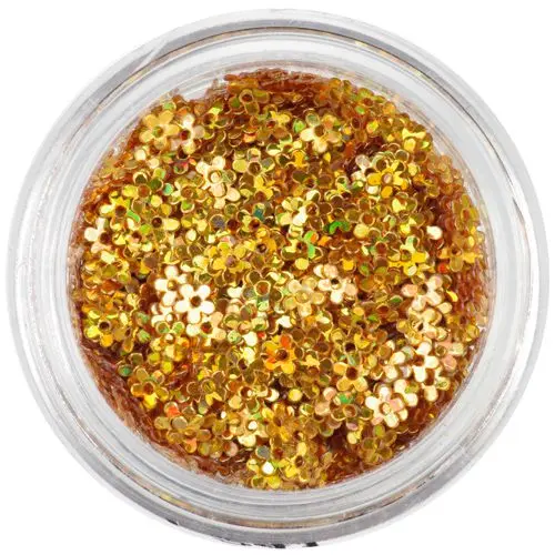 Hologram decoration - flowers with hole