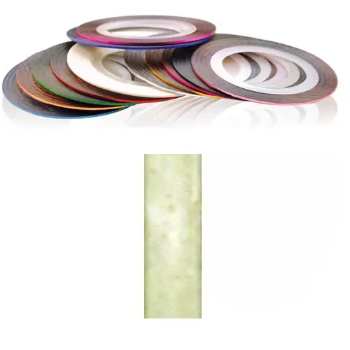 Lightyellow Tape for Nail Decoration