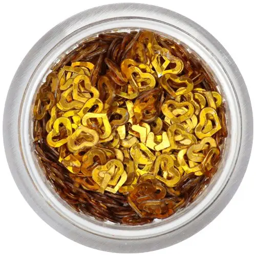 Gold hearts – hollow