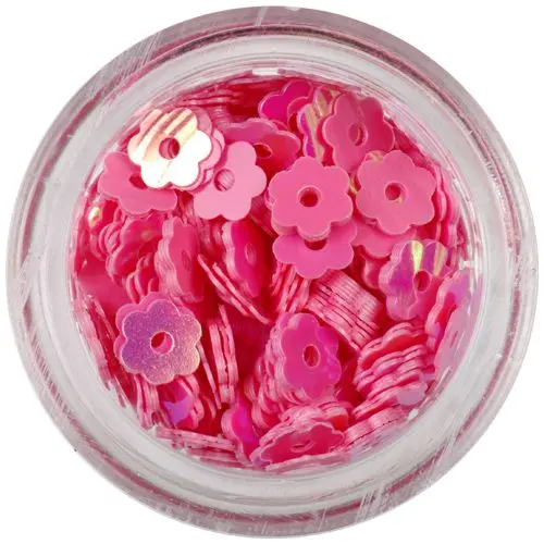 Nail decoration - coral flower