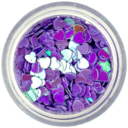 Light purple hearts