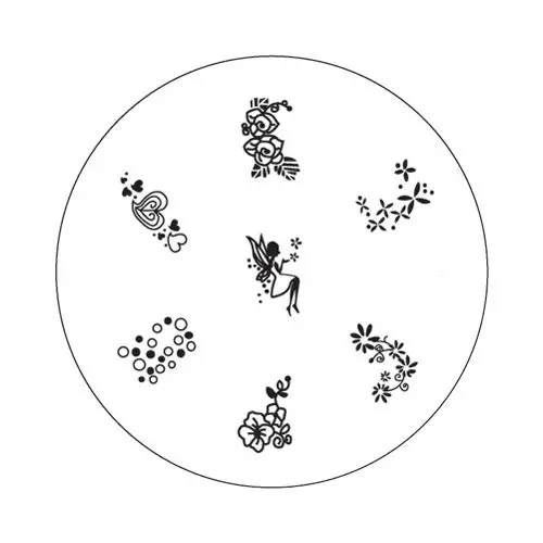 Ornament stamping template B20