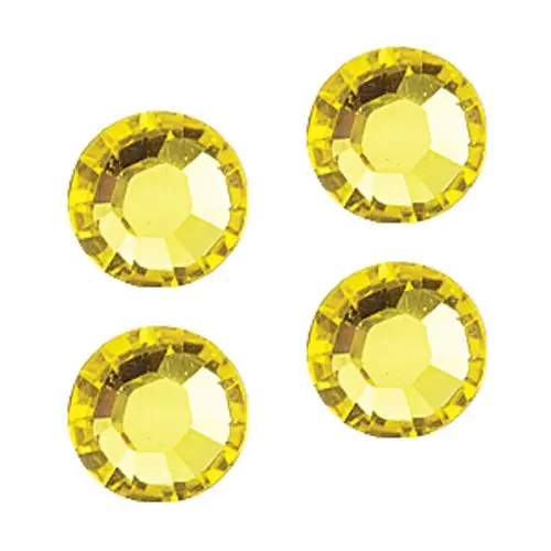 Round rhinestones 3mm - gold 50pcs