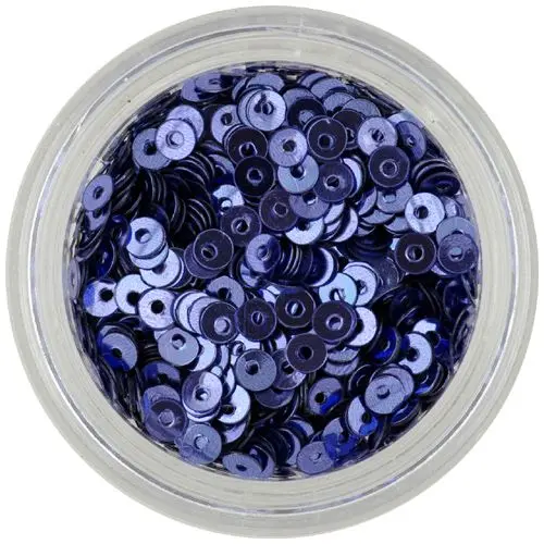 Dark blue nail art disk sequins