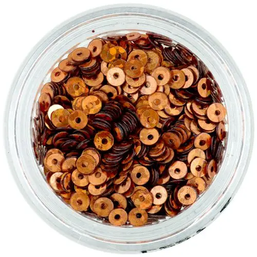 Round disk flitters - copper