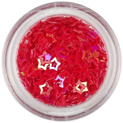 Decorative confettis - red stars