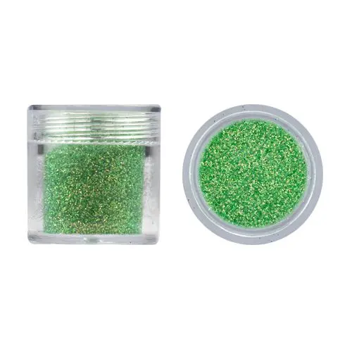 Nail art glitter powder - pea green, 10g