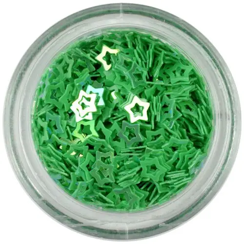 Decorative star - green