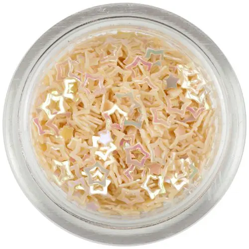 Decorative confetti - peach colour